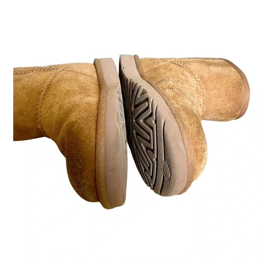 UGG Jona Boots Kids Size 13 | Cognac Leather Wool‎ Lined